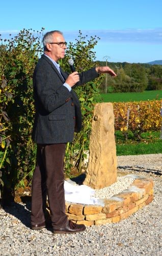 Inauguration de la borne saunière de Montigny-lès-Arsures, 22 0ctobre 2022
