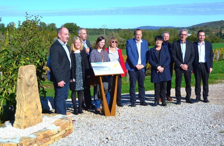 Inauguration de la borne saunière de Montigny-lès-Arsures, 22 0ctobre 2022