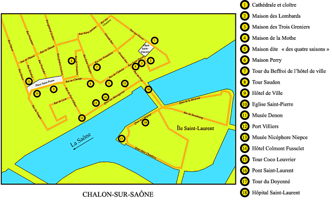 Chalon parcours